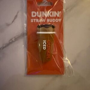 Dunkin’s Iced Coffee Straw Buddy - Brown